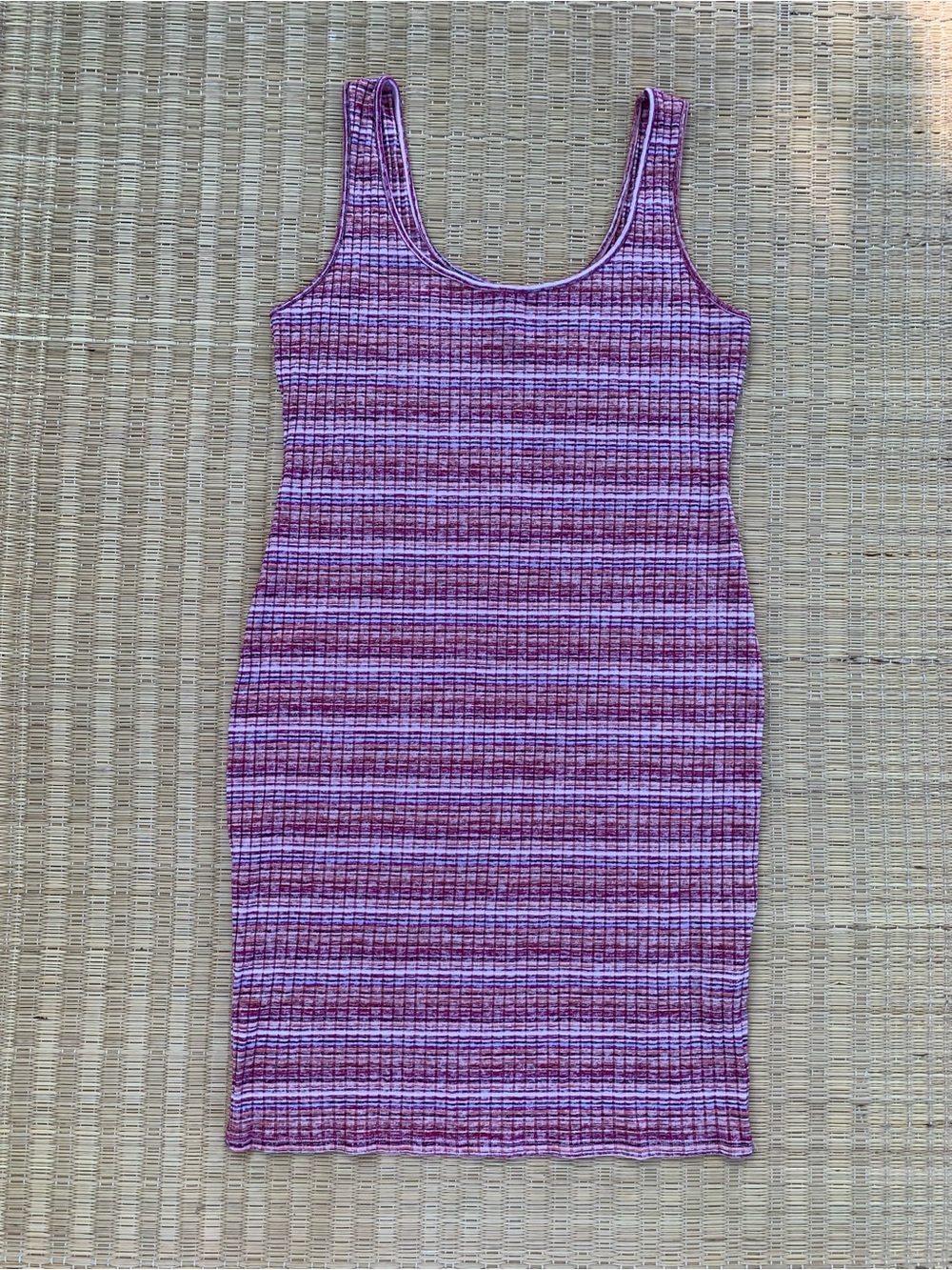 Forever 21 Pink Soft Ribbed Midi Tank Dress - Picture 2 of 5